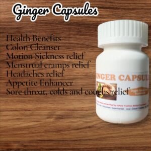 Ginger capsules