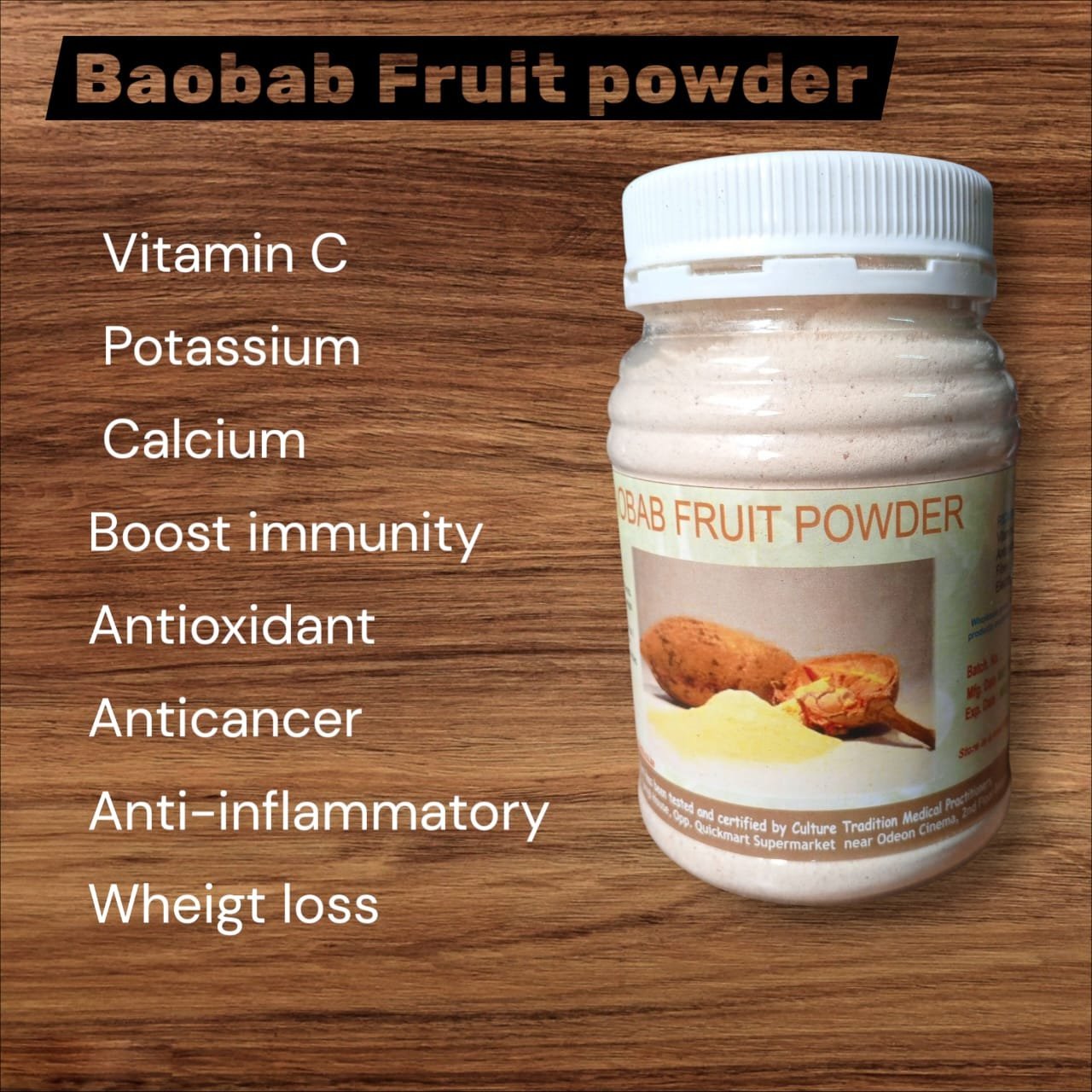 Baobab Fruit Powder